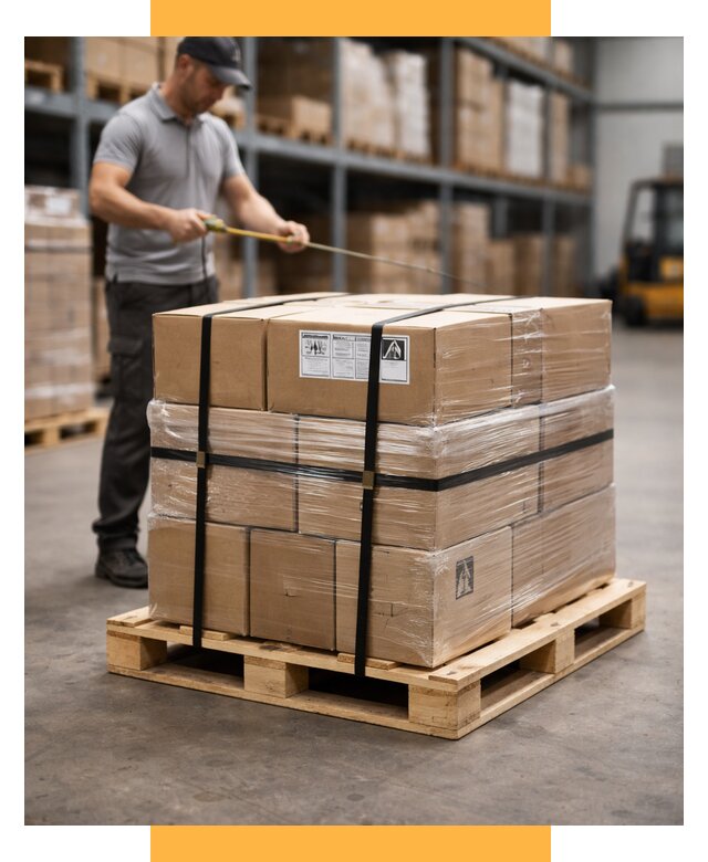 Упаковка и паллетирование грузов от 3608 р. | СетСервис-Кмв