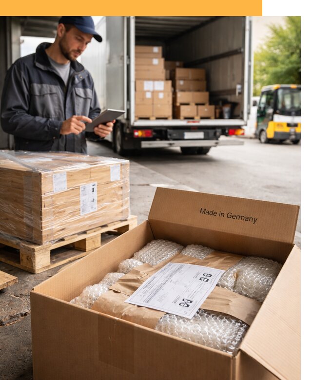 Доставка грузов из Германии от 46386 руб с таможенным оформлением