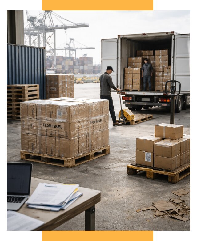 Доставка грузов из Израиля от 15462 р., логистика от СетСервис-Кмв