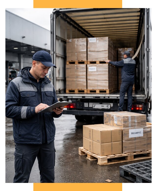 Доставка грузов из Беларуси от 15462 р. логистика СетСервис-Кмв