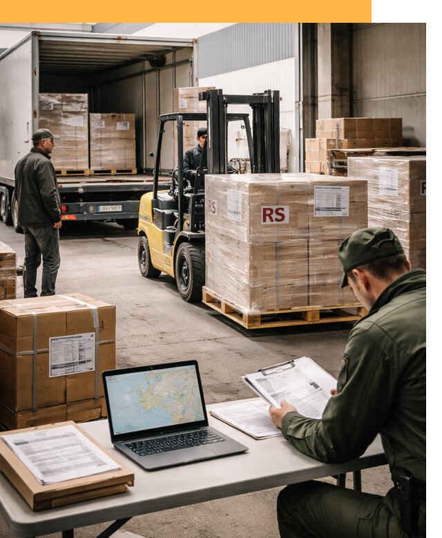 Доставка грузов в Сербию от 46386 руб, международные перевозки