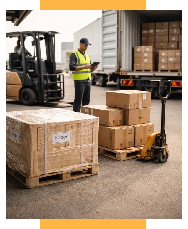 Доставка грузов в Корею из России от 36078 р. | СетСервис-Кмв