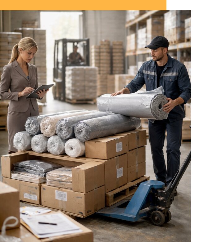 Перевозка текстиля по миру от 15462 руб. с таможней и страхованием