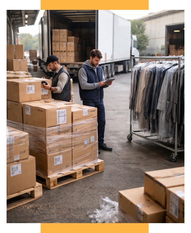 Перевозка и доставка одежды из Китая от 7731 р., СетСервис-Кмв