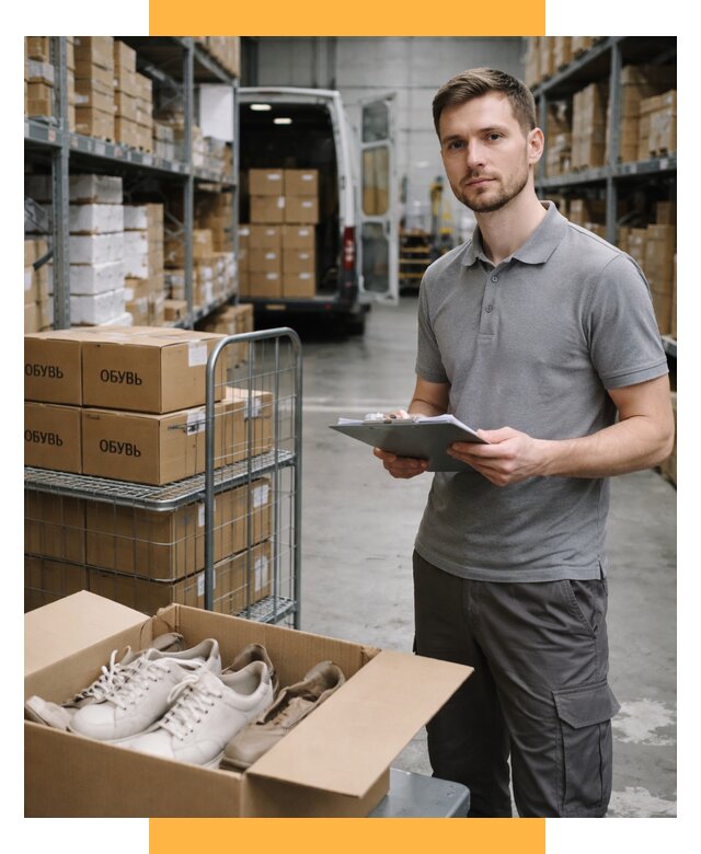 Доставка обуви из Китая и Турции от 4639 р. СетСервис-Кмв