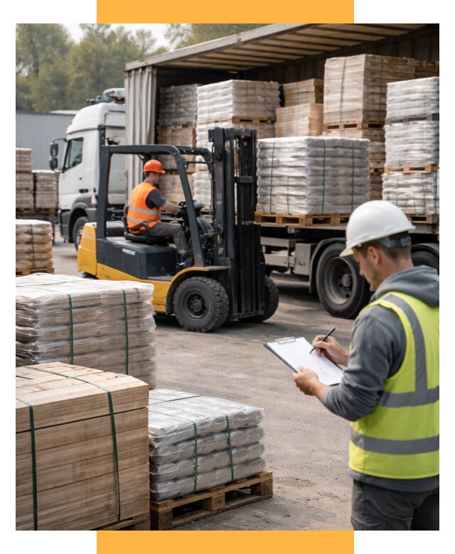 Перевозка строительных материалов от 5669 р. | СетСервис-Кмв