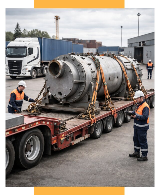 Перевозка тяжеловесных грузов под ключ от 154620 р. | СетСервис-Кмв