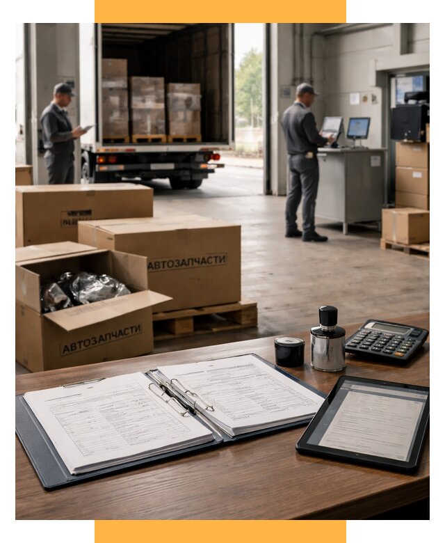 Таможенное оформление автозапчастей под ключ от 8762 р., СетСервис-Кмв