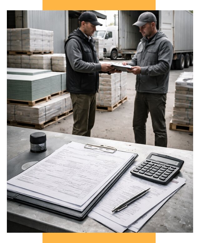 Таможенное оформление стройматериалов от 8762 р. | СетСервис-Кмв