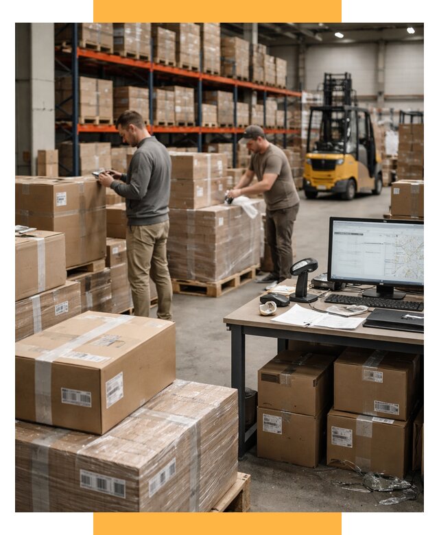 Склад консолидации в Европе от 6700 р., услуги СетСервис-Кмв